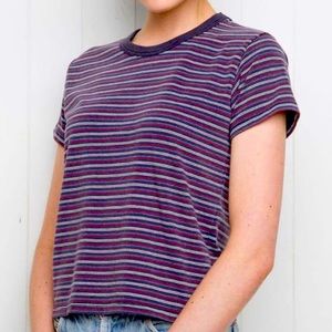 Brandy Melvin strip baby tee